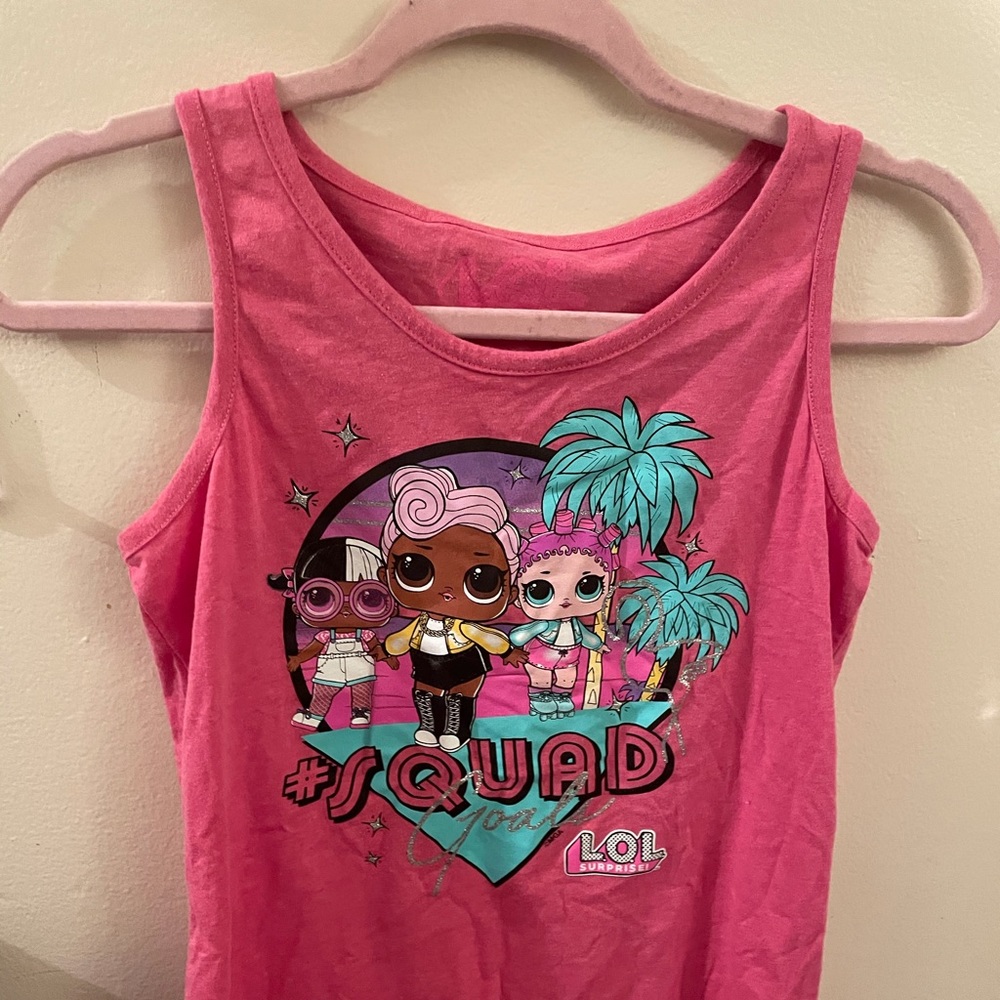 Girls LOL Surprise bathing suit cover up. Like new